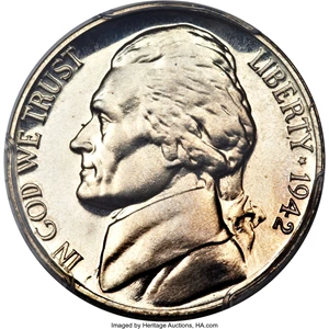 image for: 1942-P 5C Type Two PR67 Cameo PCGS. CAC....