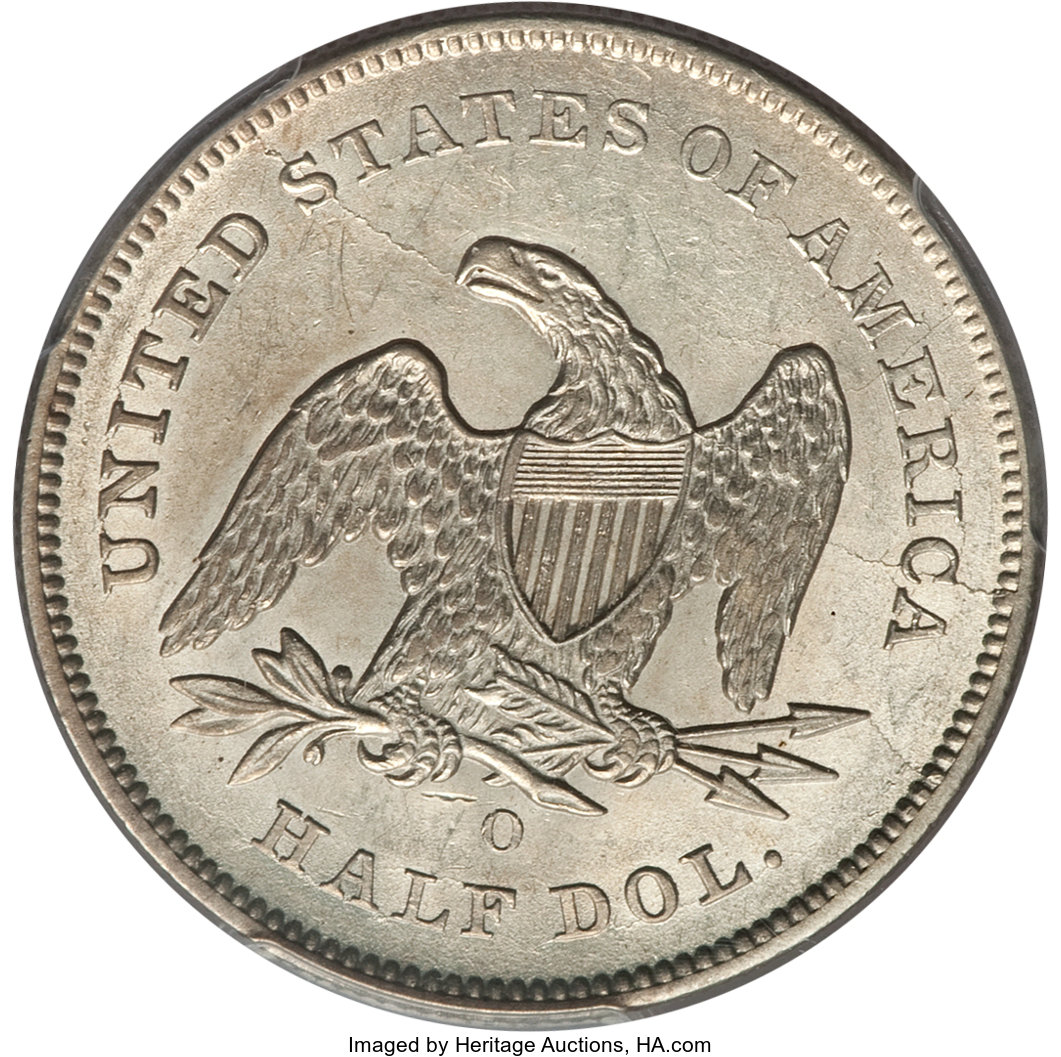 1841-O 50c MS64 thumbnail 3