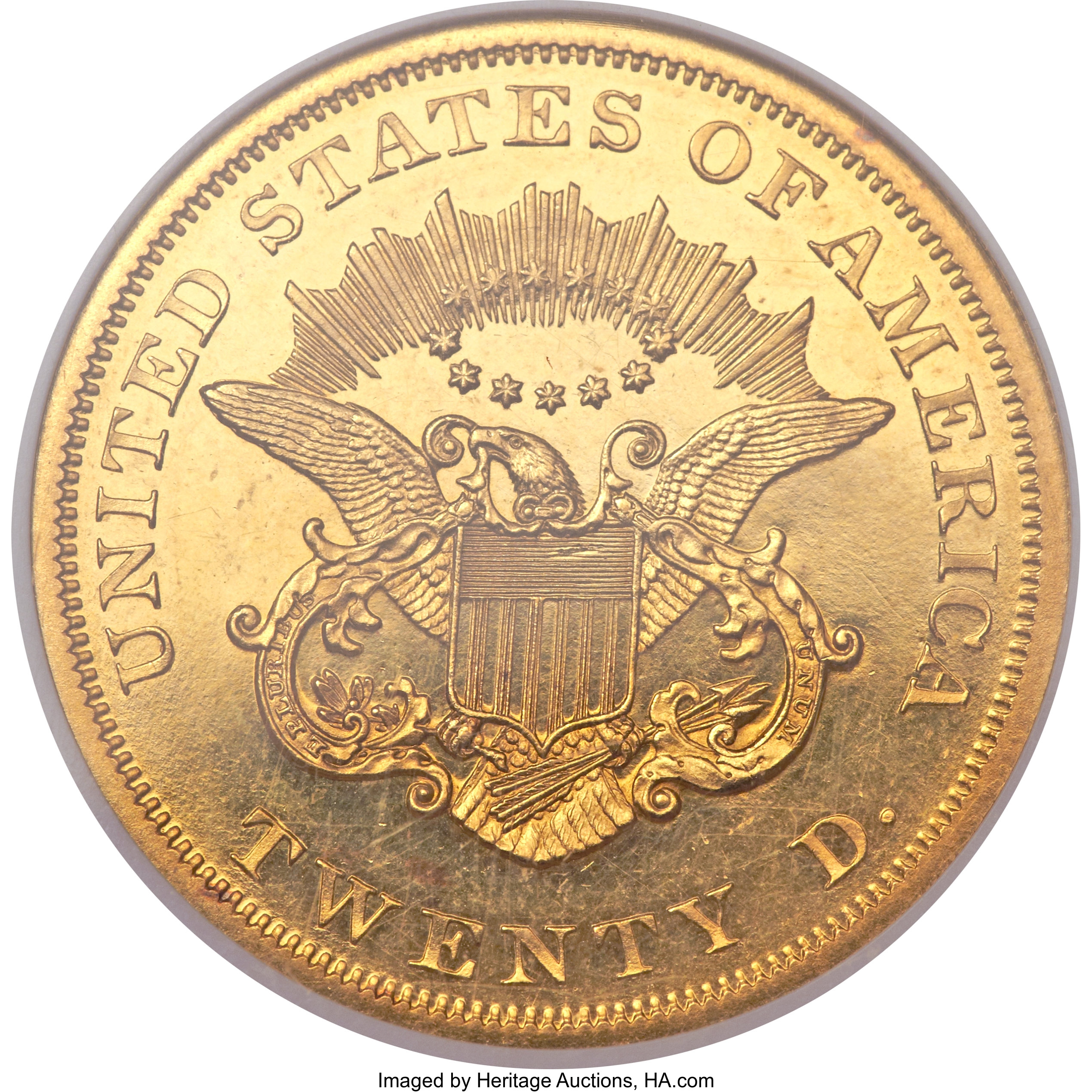 image for: 1864 $20 PR64 Cameo NGC....