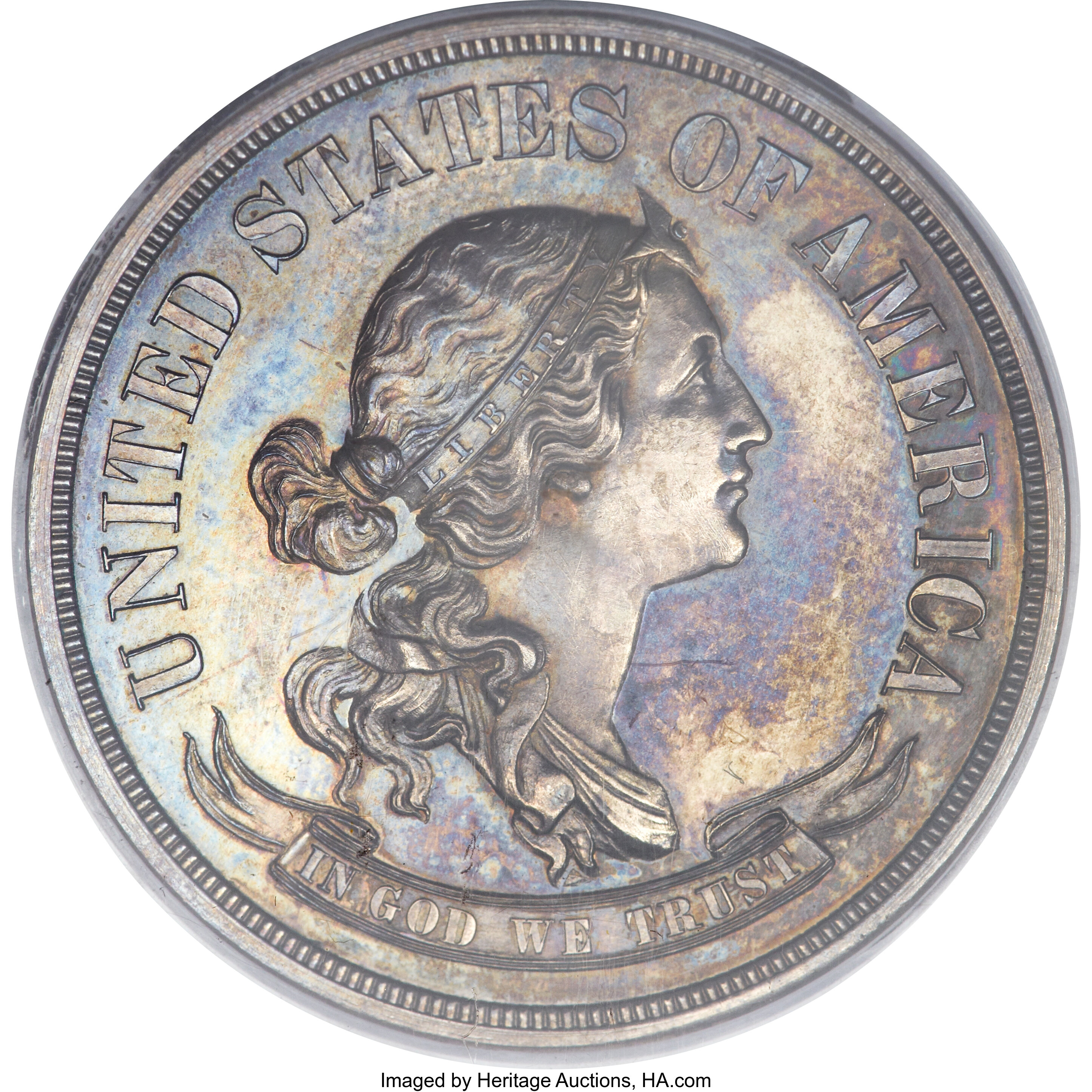image for: 1870 50C Standard Silver Half Dollar, Judd-988, Pollock-1117, High R.7, PR63 PCGS....