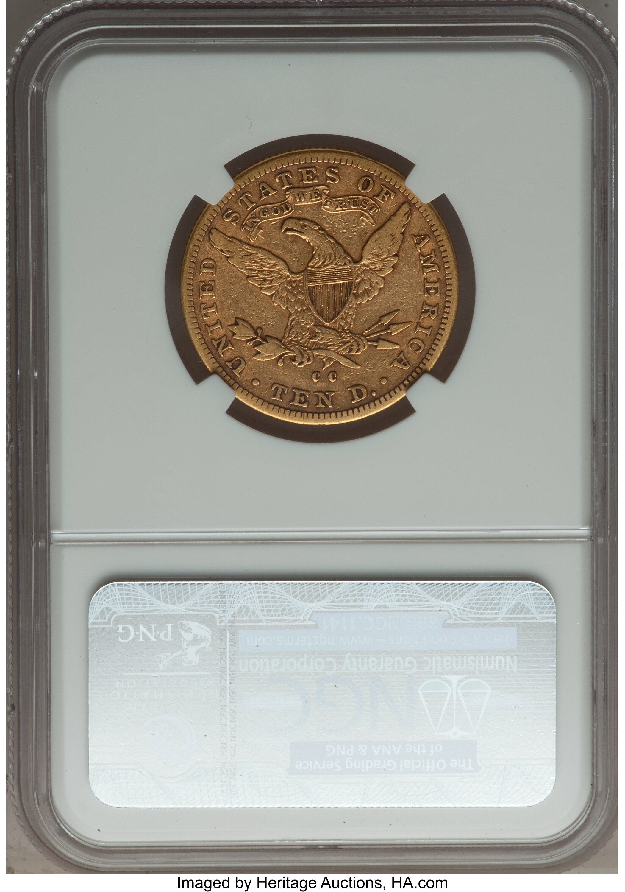 1891-CC $10 VF30 thumbnail 2