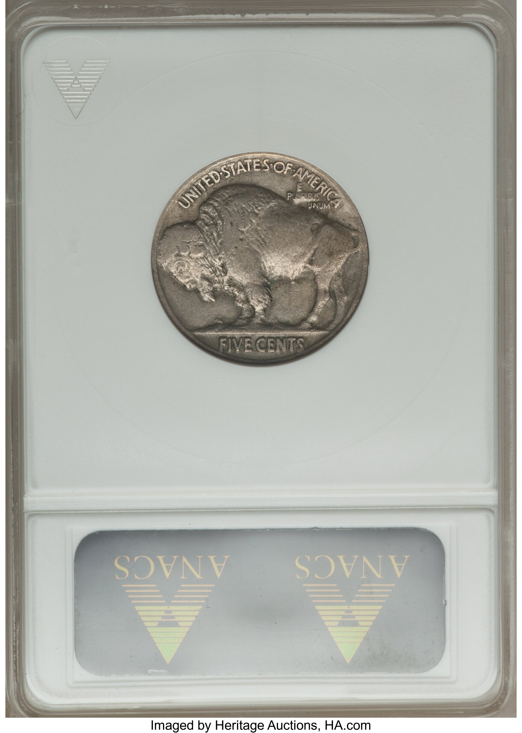 1921 5c VF20 CAC thumbnail 3