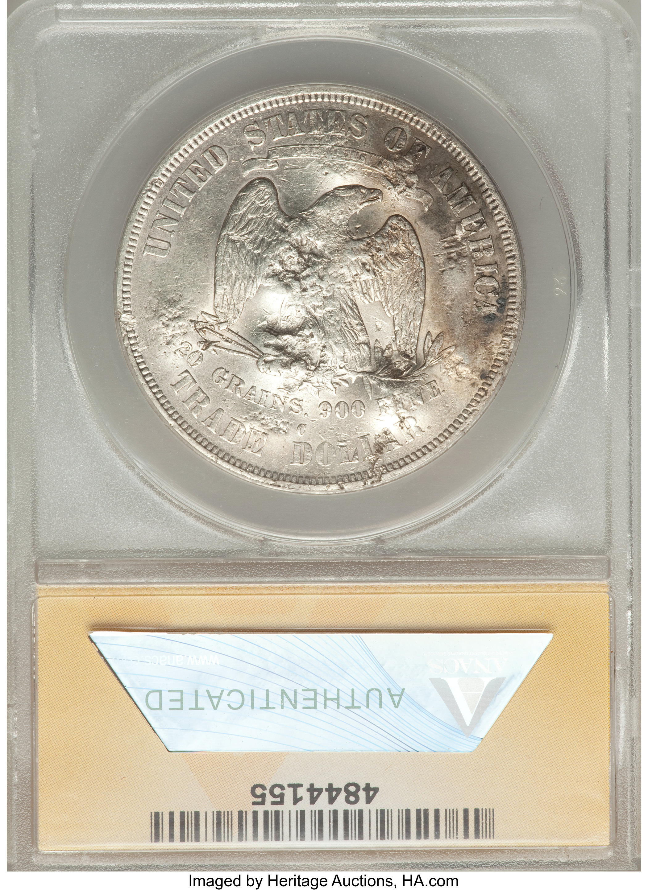 1875-CC Trade$ Chopmarked VF20 thumbnail 6