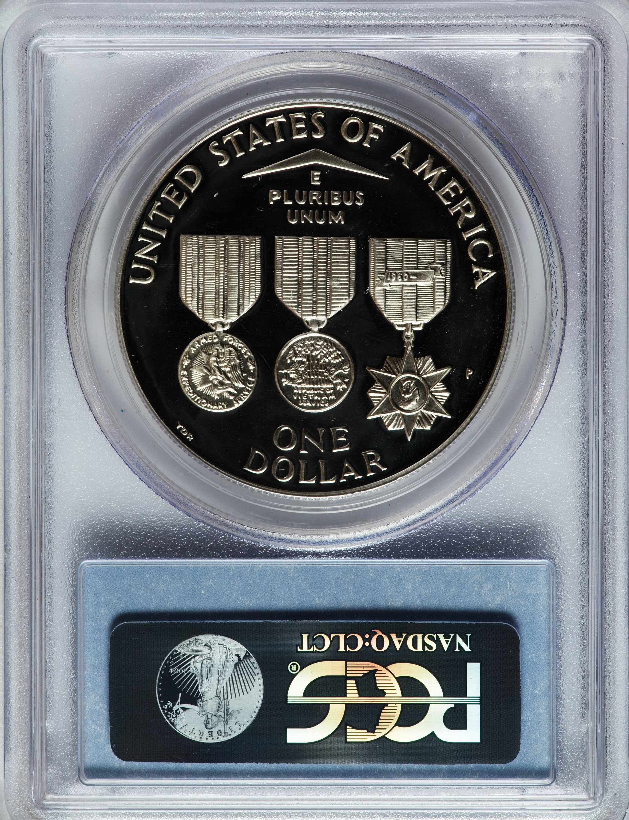1994-P S$1 Vietnam Veterans Memorial PR DCAM PR69 DCAM thumbnail 6