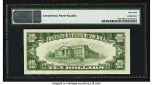 image for: Fr. 2009-K $10 1934D Federal Reserve Note. PMG Choice Uncirculated 64 EPQ....