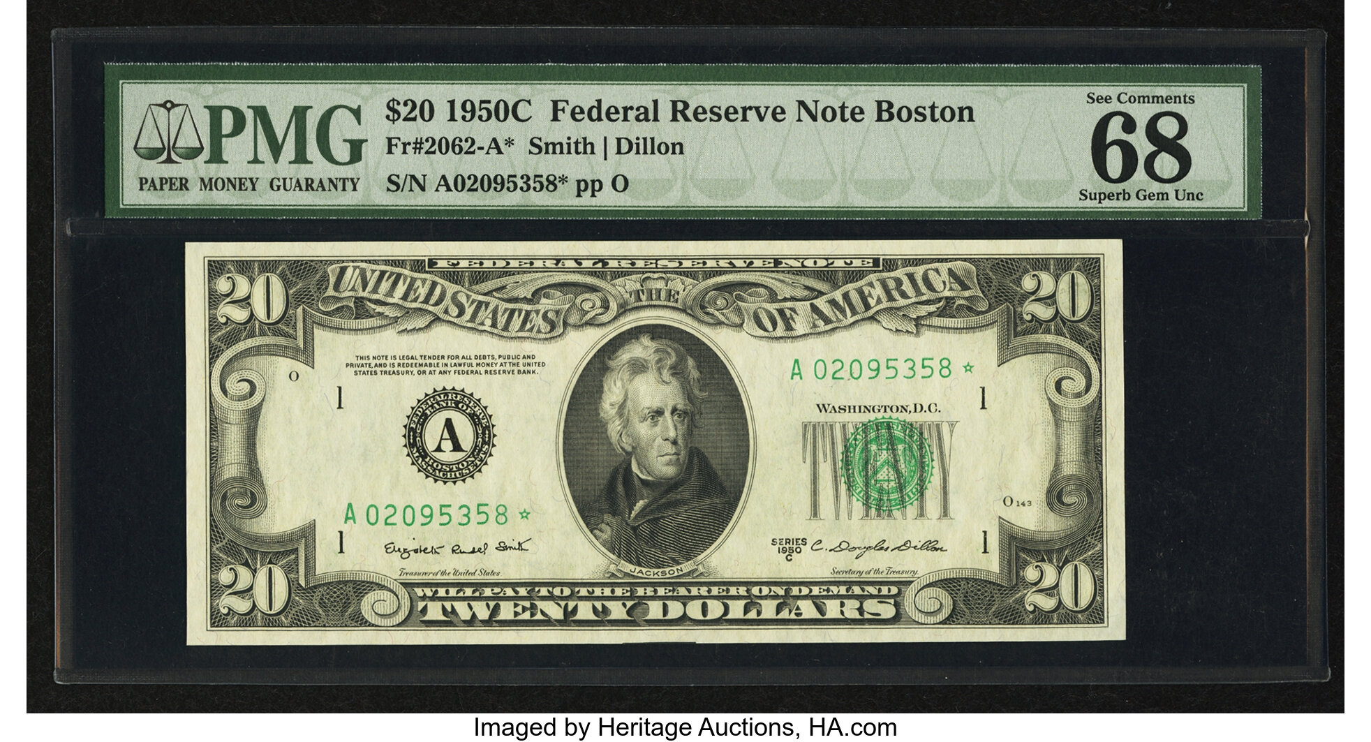 1950C $20 Boston, Star Replacement (Fr. 2062A*)
