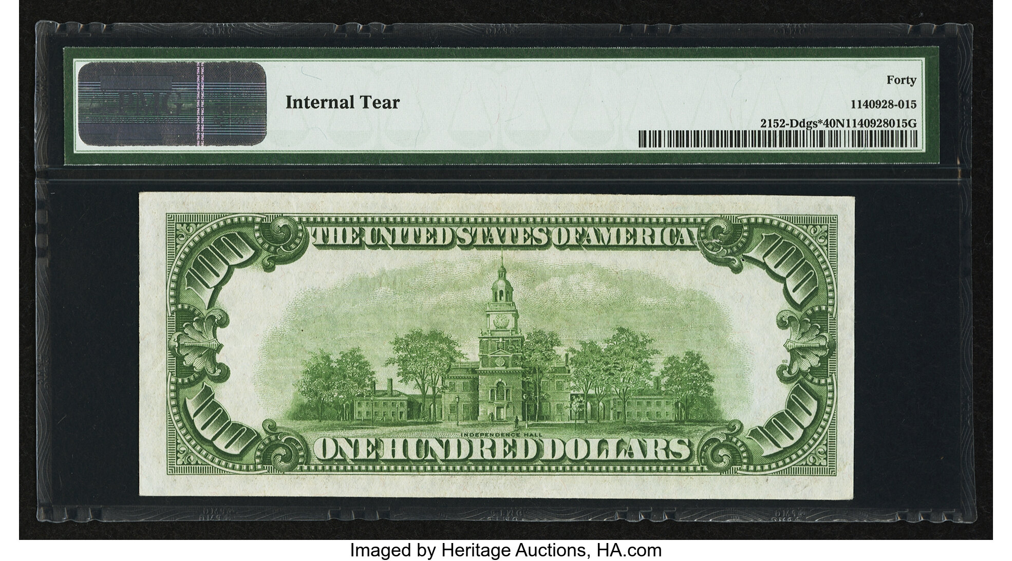 image for: Fr. 2152-D* $100 1934 Federal Reserve Note. PMG Extremely Fine 40 Net....