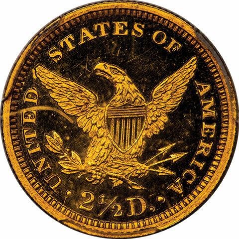 image for: $2.50 1864 PCGS PR64+ DCAM CAC