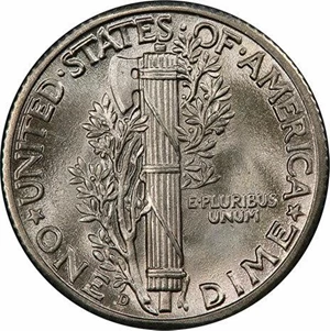 image for: 10C 1942/1-D PCGS MS66+ FB CAC