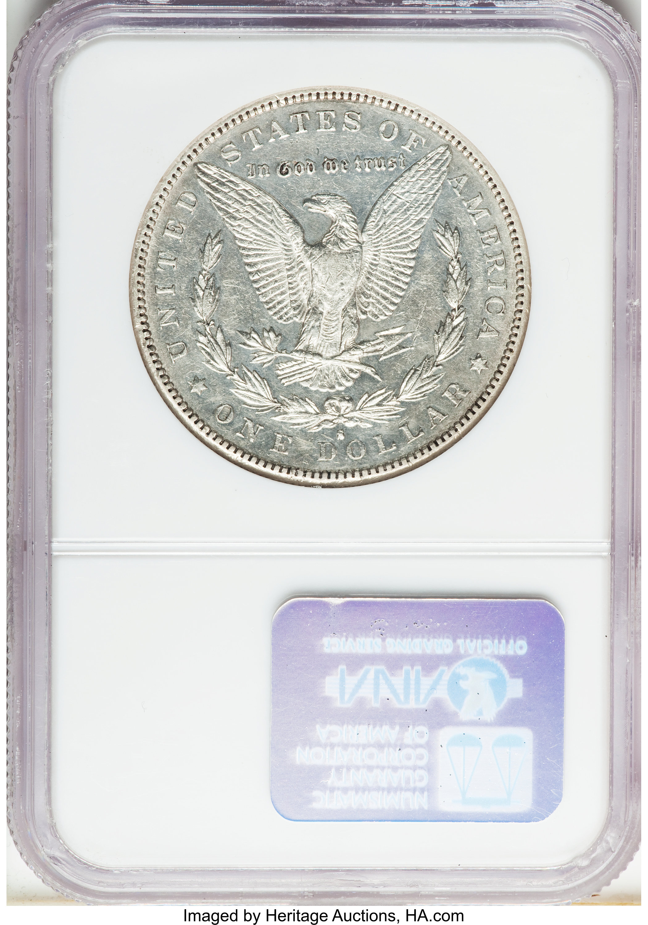 1884-S $1  MS PL AU53 PL CAC thumbnail 4