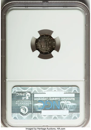 image for: 1870 3CS PR67 Cameo NGC....