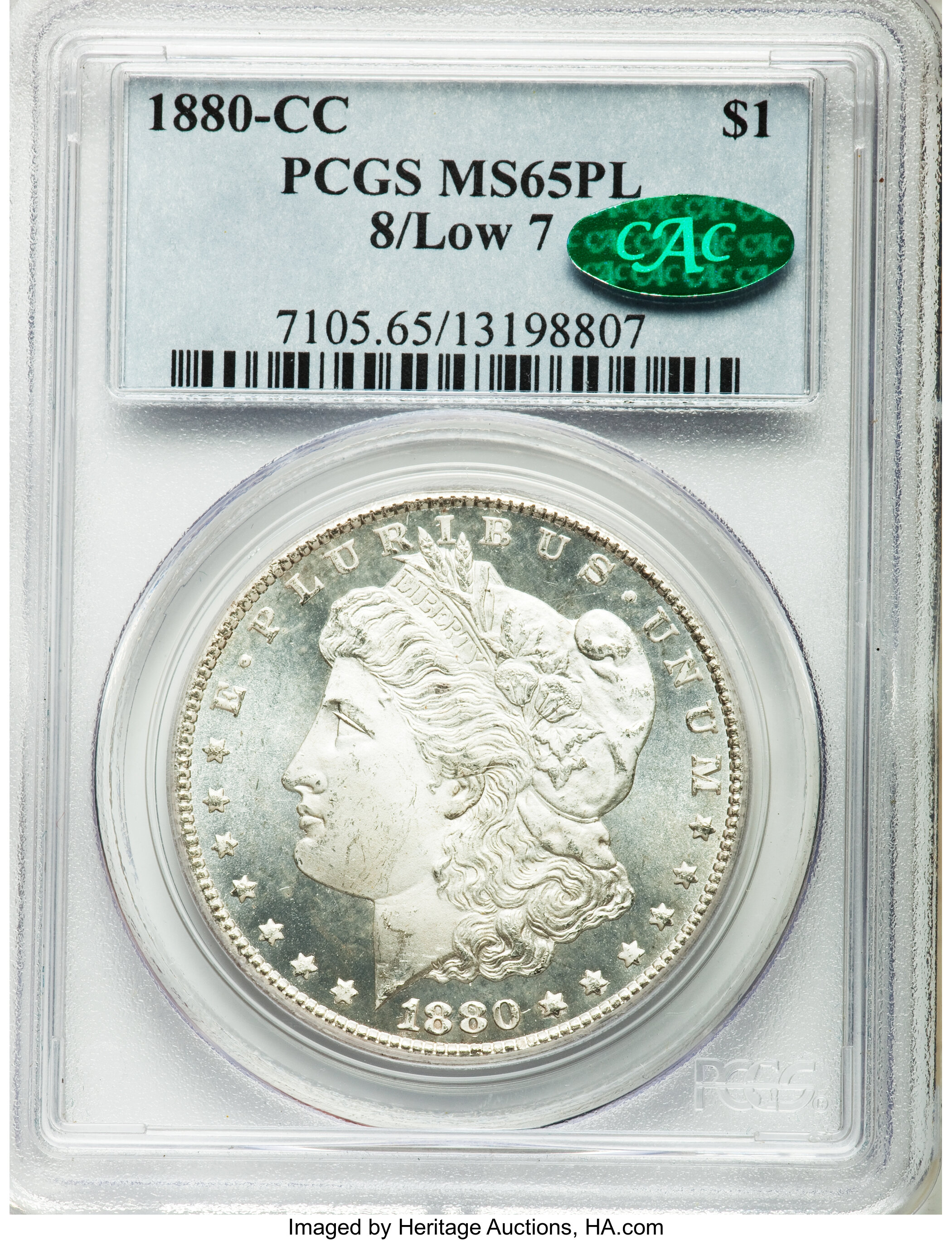 1880-CC $1  8/Low 7 MS PL MS65 PL thumbnail 18