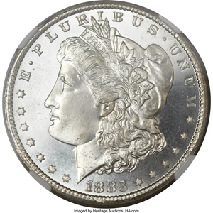 image for: 1883-CC $1 MS67 Deep Mirror Prooflike NGC....