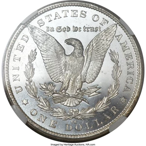 image for: 1883-CC $1 MS67 Deep Mirror Prooflike NGC....