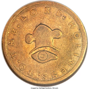 image for: 1849 $10 Mormon Ten Dollar AU58 NGC. K-3, R.7....