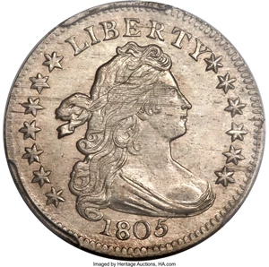 image for: 1805 10C 4 Berries MS66 PCGS. JR-2, R.2....