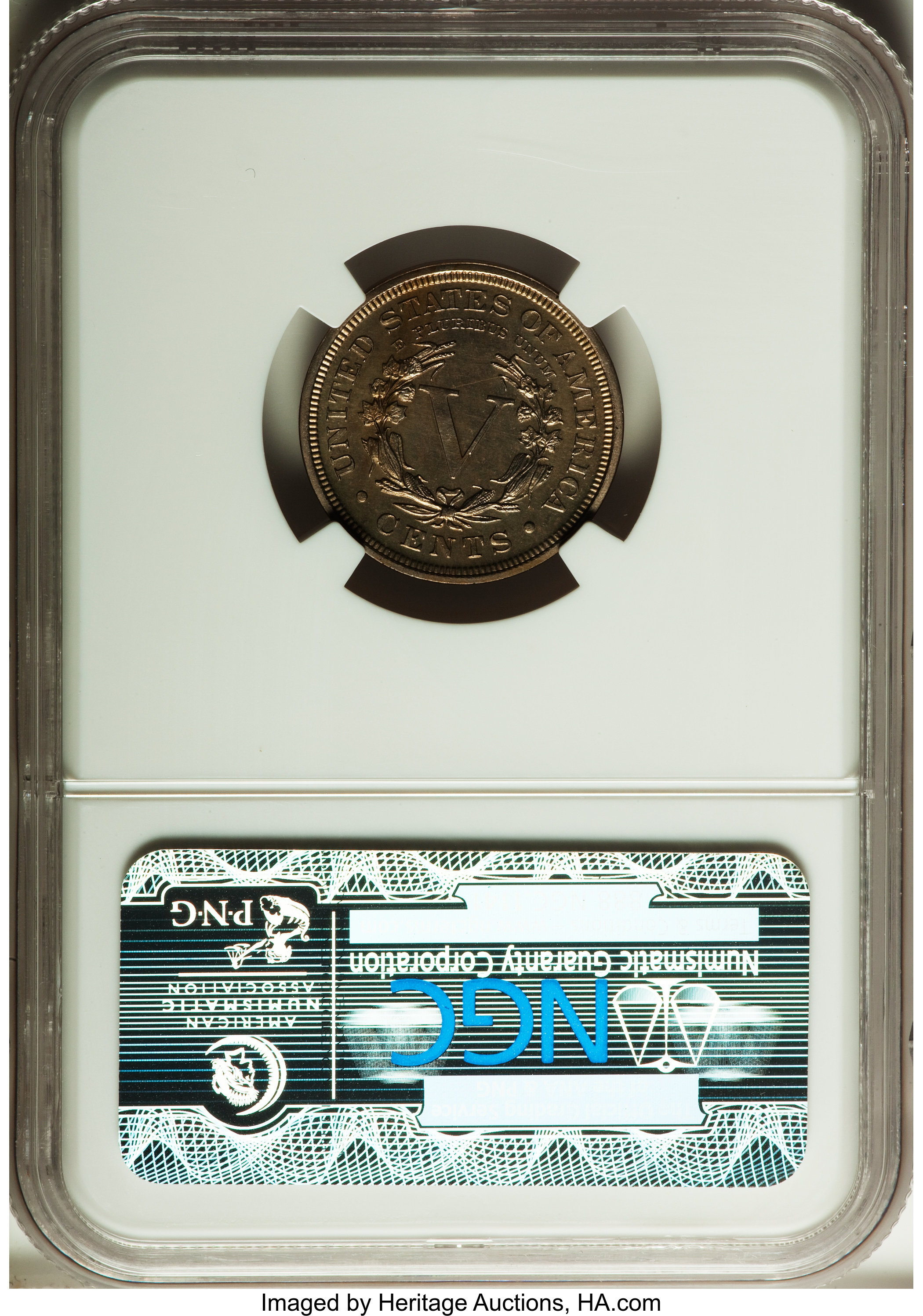 1904 5c AU53 CAC thumbnail 16