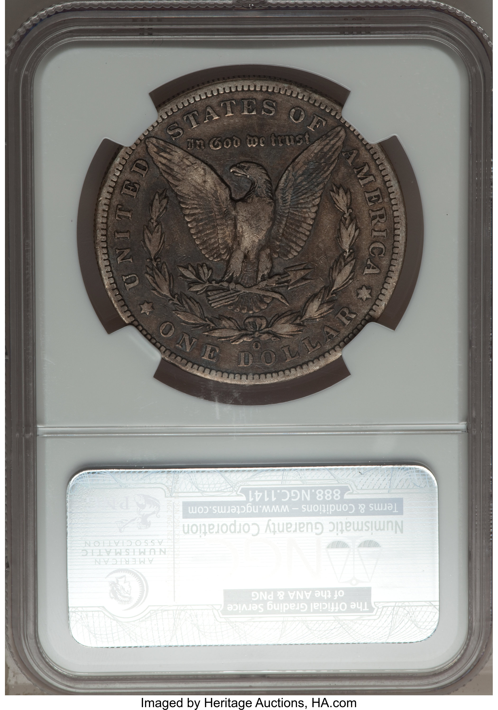 image for: 1900-O/CC $1 VF20 NGC.  VAM-7A. TOP-100. NGC Census: (0/0). PCGS Population (0/40)....