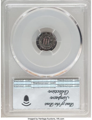 image for: 1869 3CS MS68 PCGS....