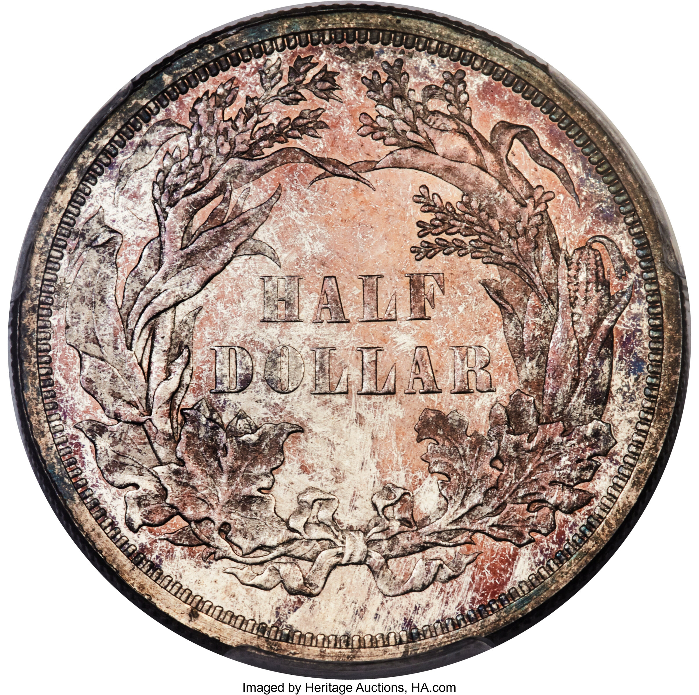 image for: 1859 P50C Half Dollar, Judd-247, Pollock-286, High R.7, PR66 PCGS. CAC....