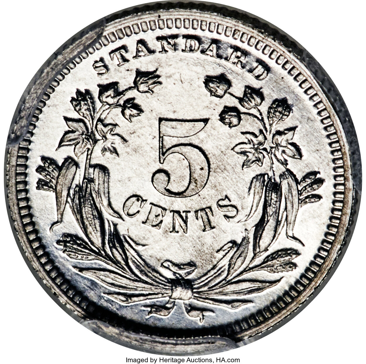 image for: 1870 H10C Half Dime, Judd-813, Pollock-902, R.8, PR67 PCGS. CAC....