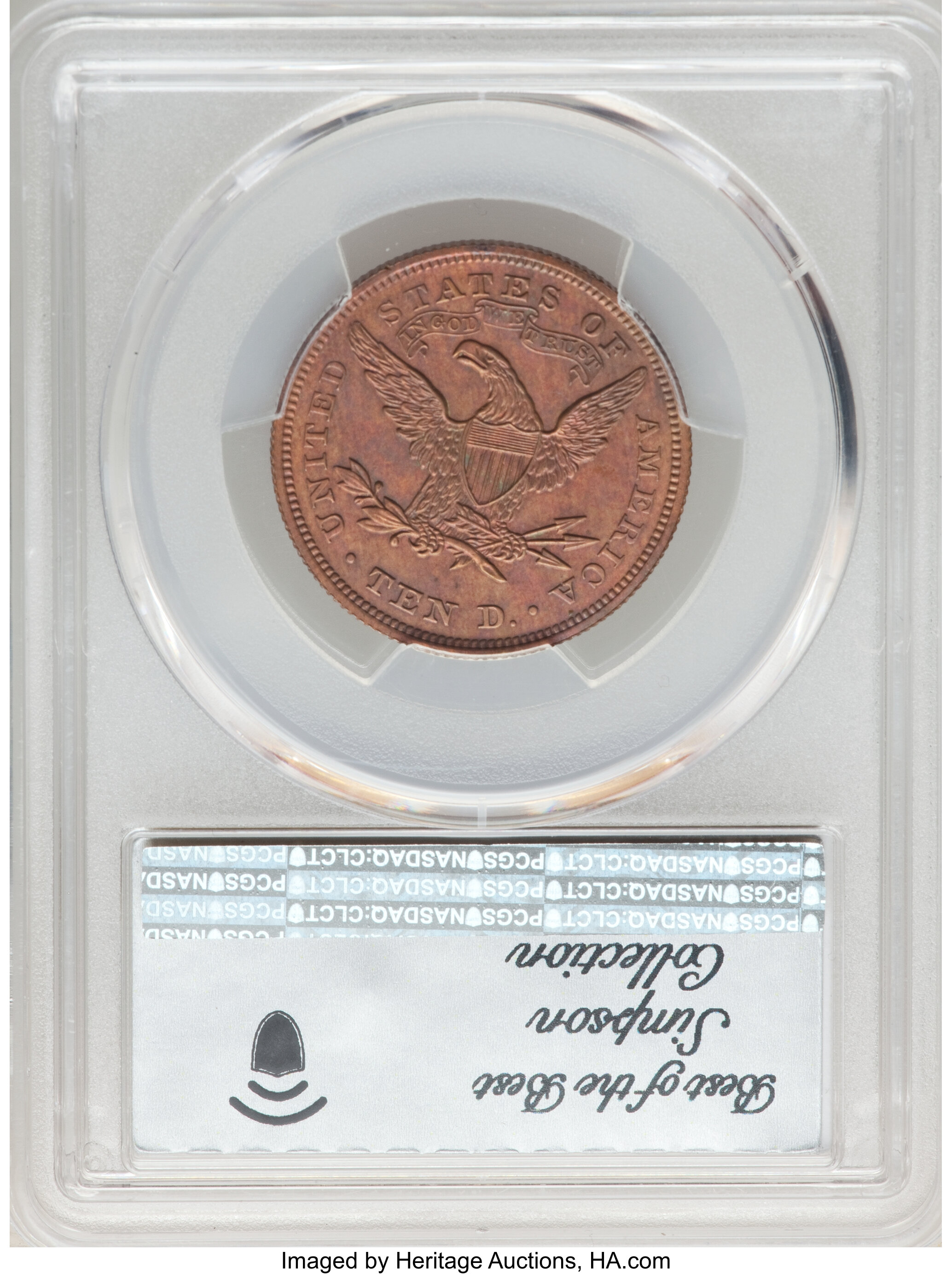 image for: 1874 $10 Ten Dollar, Judd-1379, Pollock-1524, R.8, PR63 Brown PCGS....