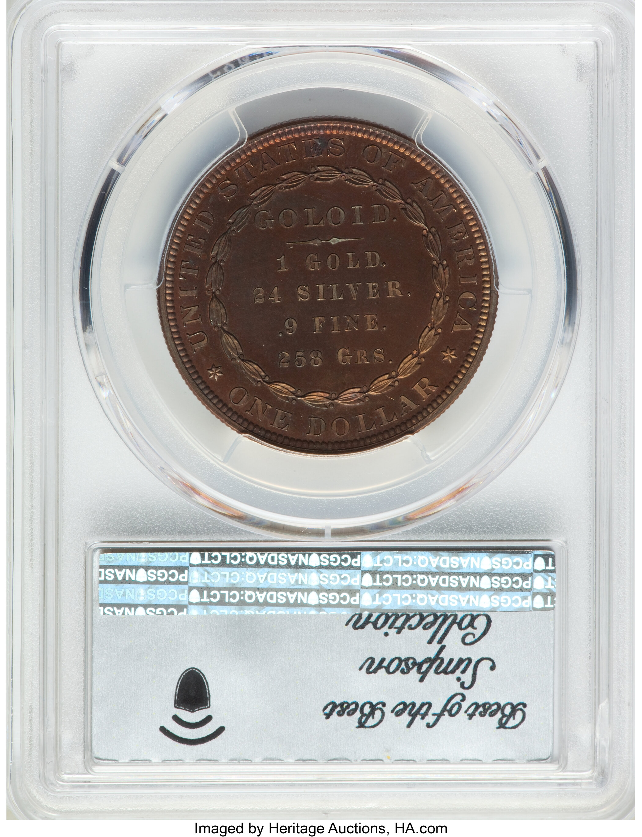 image for: 1878 $1 Judd-1562, Pollock-1753, High R.6, PR67 Red and Brown PCGS. CAC....