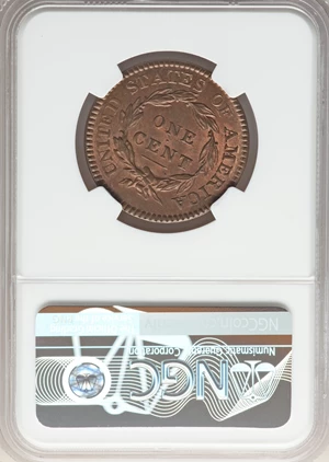 image for: 1816 1C N-2, R.1, MS64 Red and Brown NGC. CAC....