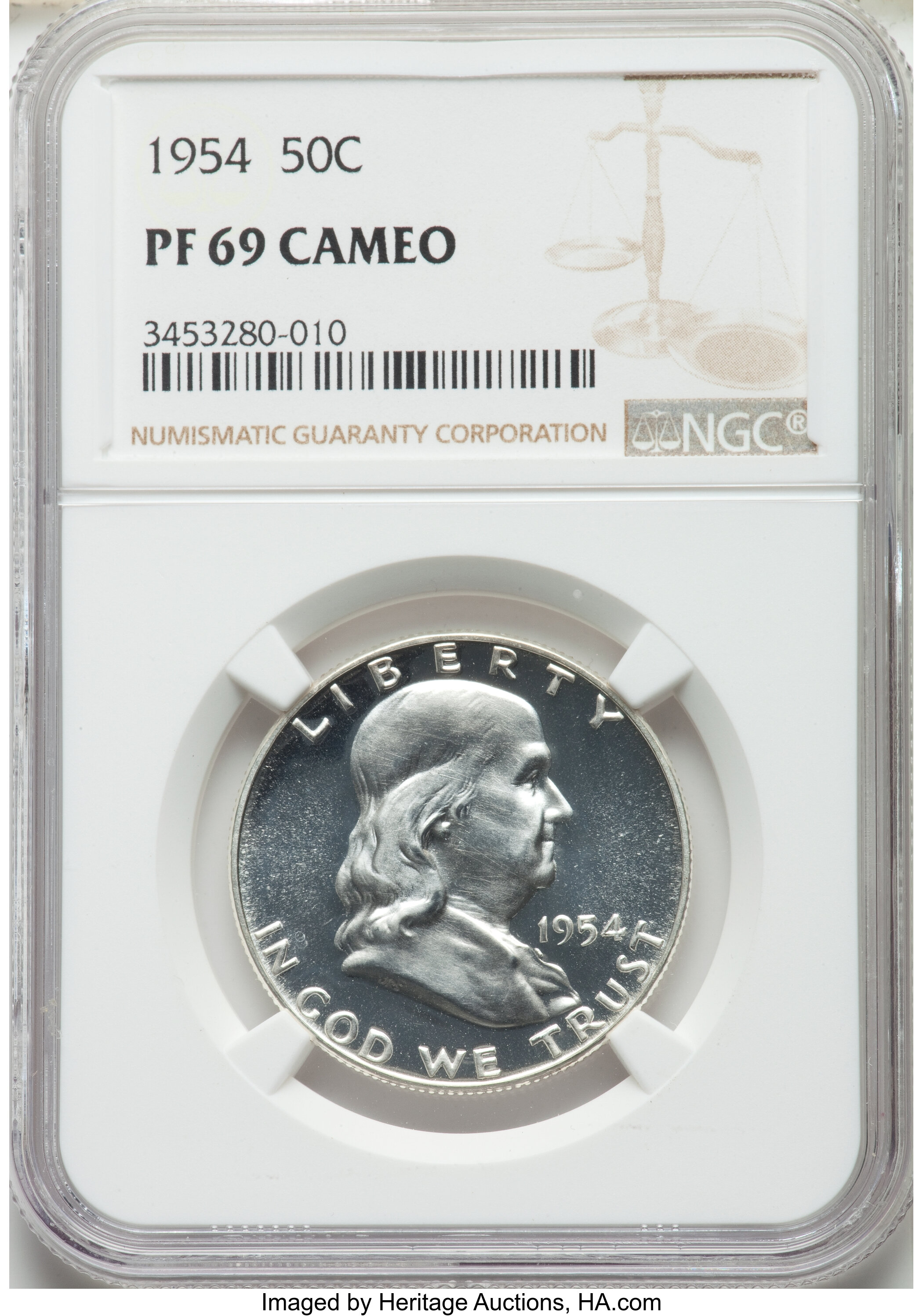 1954 50c PR CAM PR69 CAM thumbnail 4