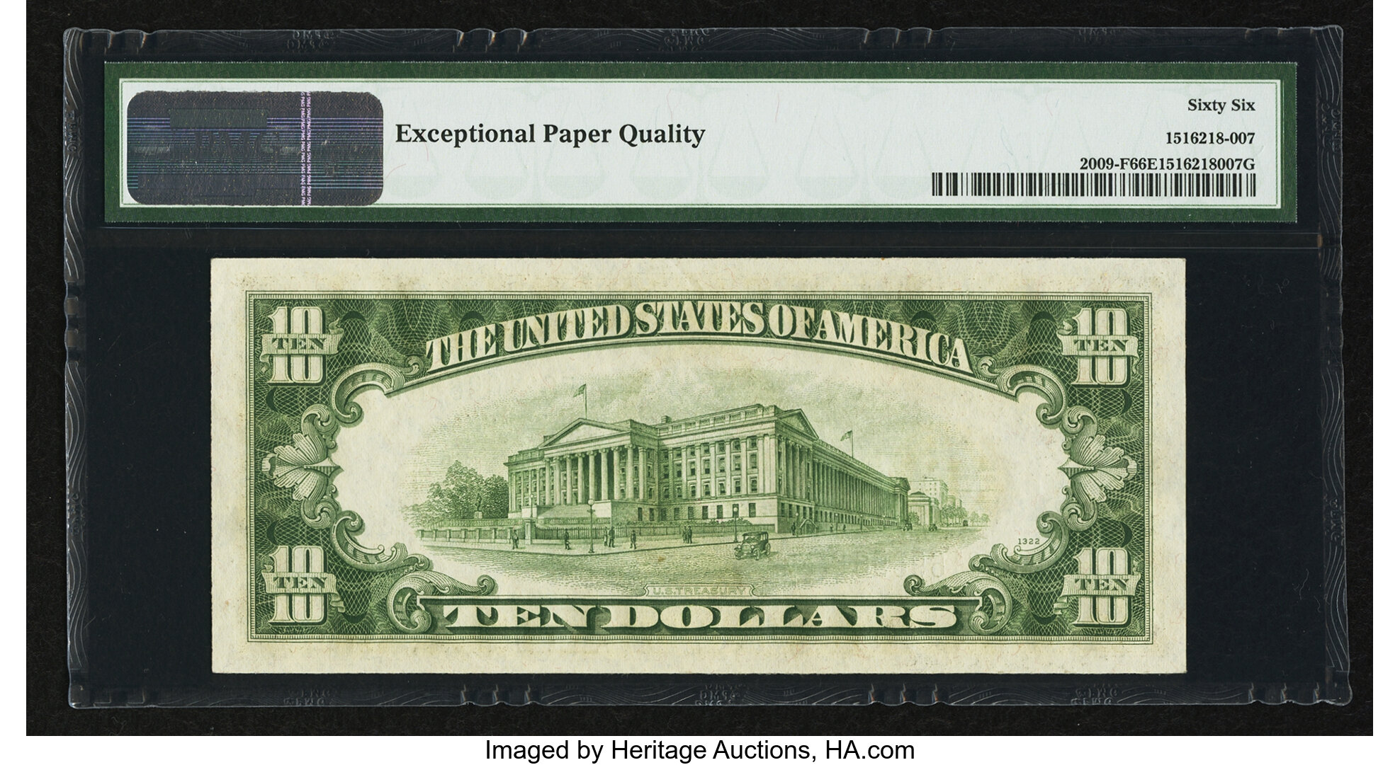 image for: Fr. 2009-F $10 1934D Federal Reserve Note. PMG Gem Uncirculated 66 EPQ....