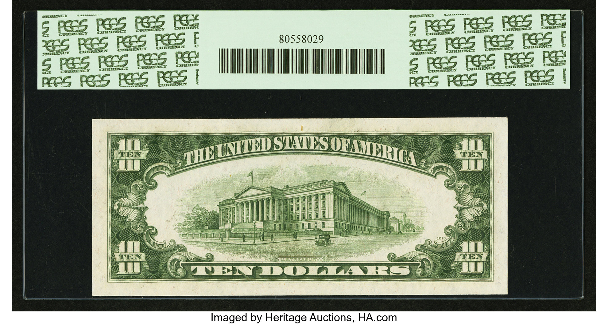 image for: Fr. 2009-G* $10 1934D Federal Reserve Note. PCGS Gem New 66PPQ....