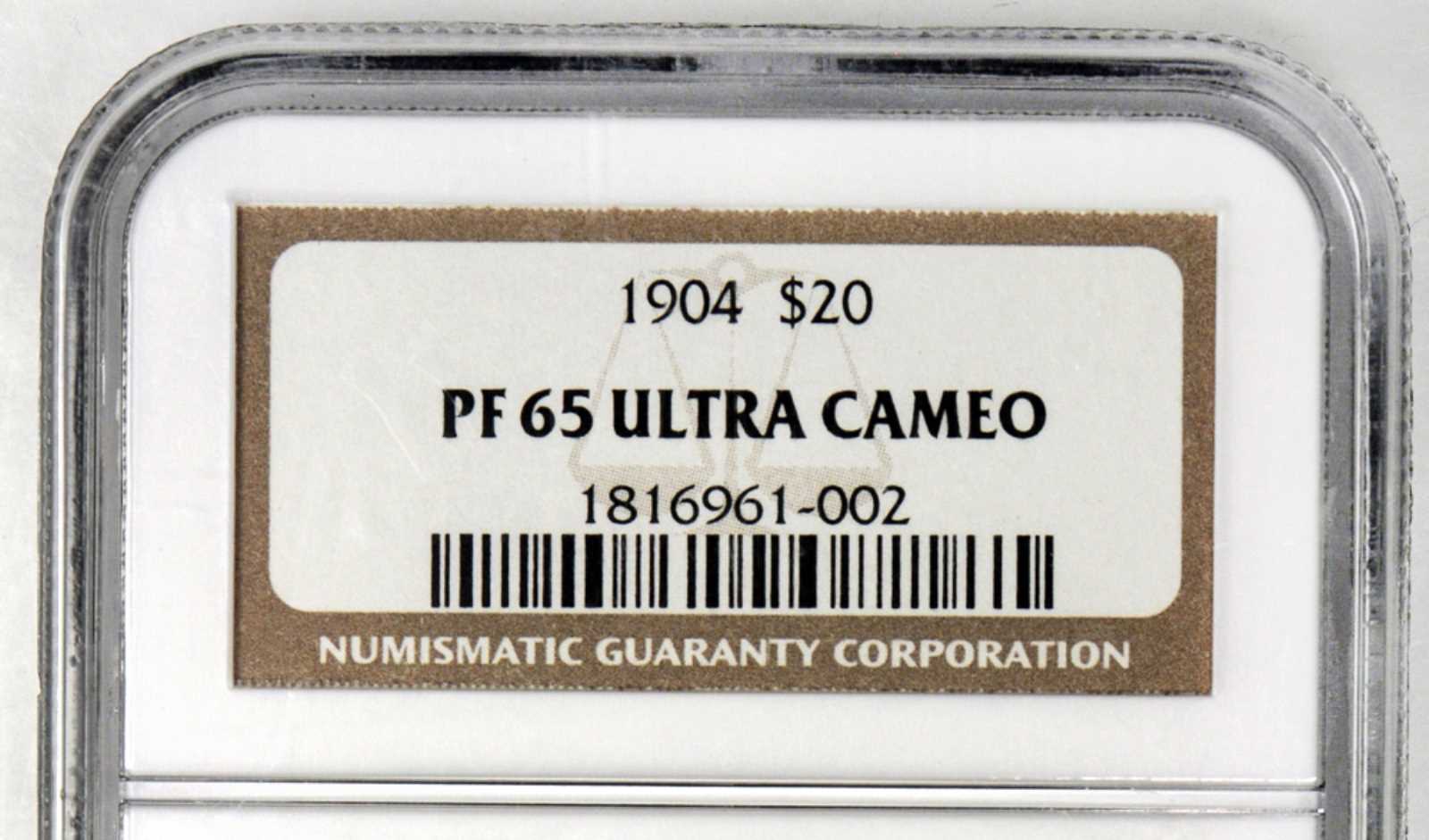 image for: 1904 Liberty Double Eagle. Proof-65 Ultra Cameo (NGC).