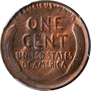 image for: 1922-D Lincoln Cent. Weak D. MS-63 RB (PCGS).