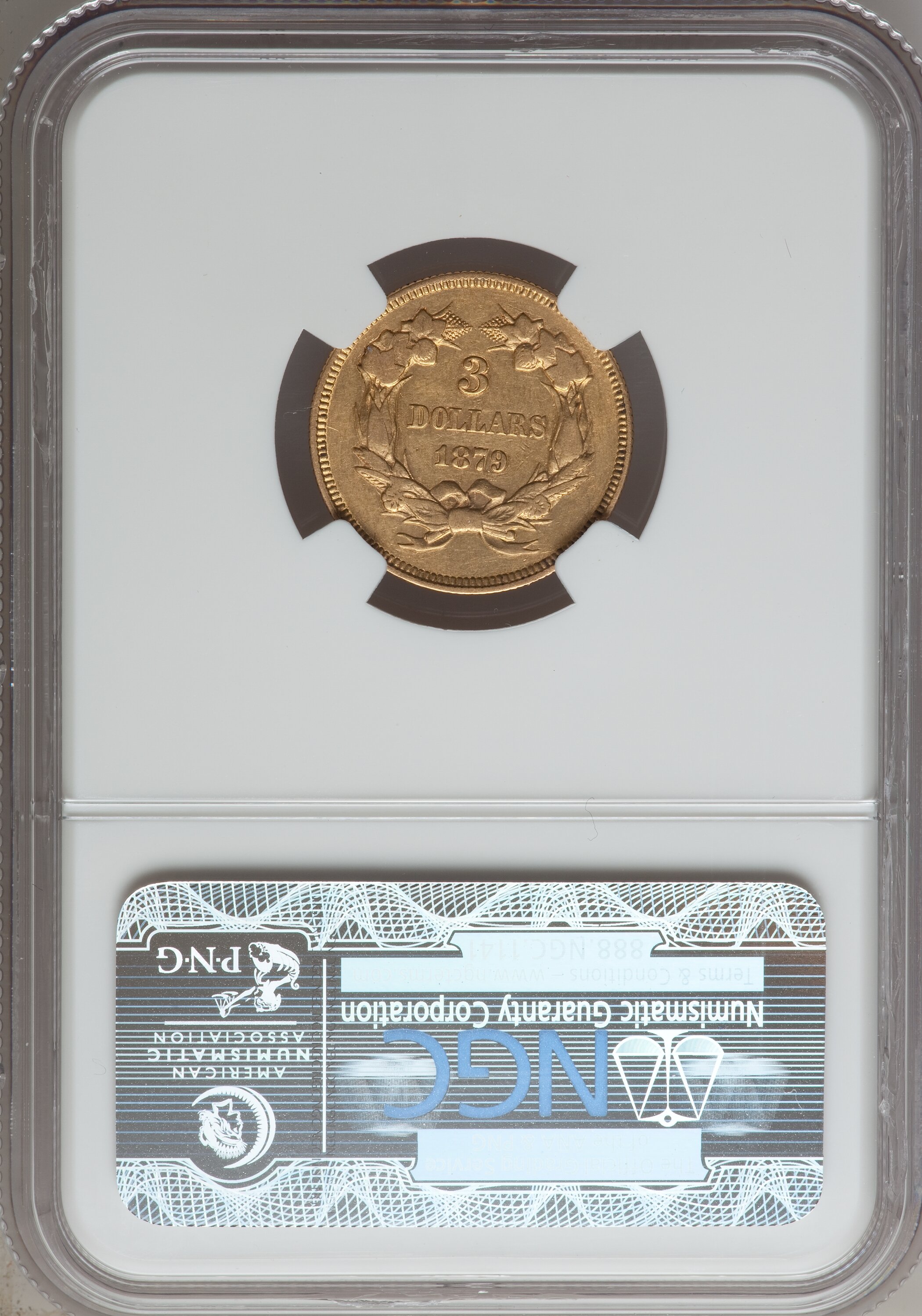 1879 $3 VF20 CAC thumbnail 14