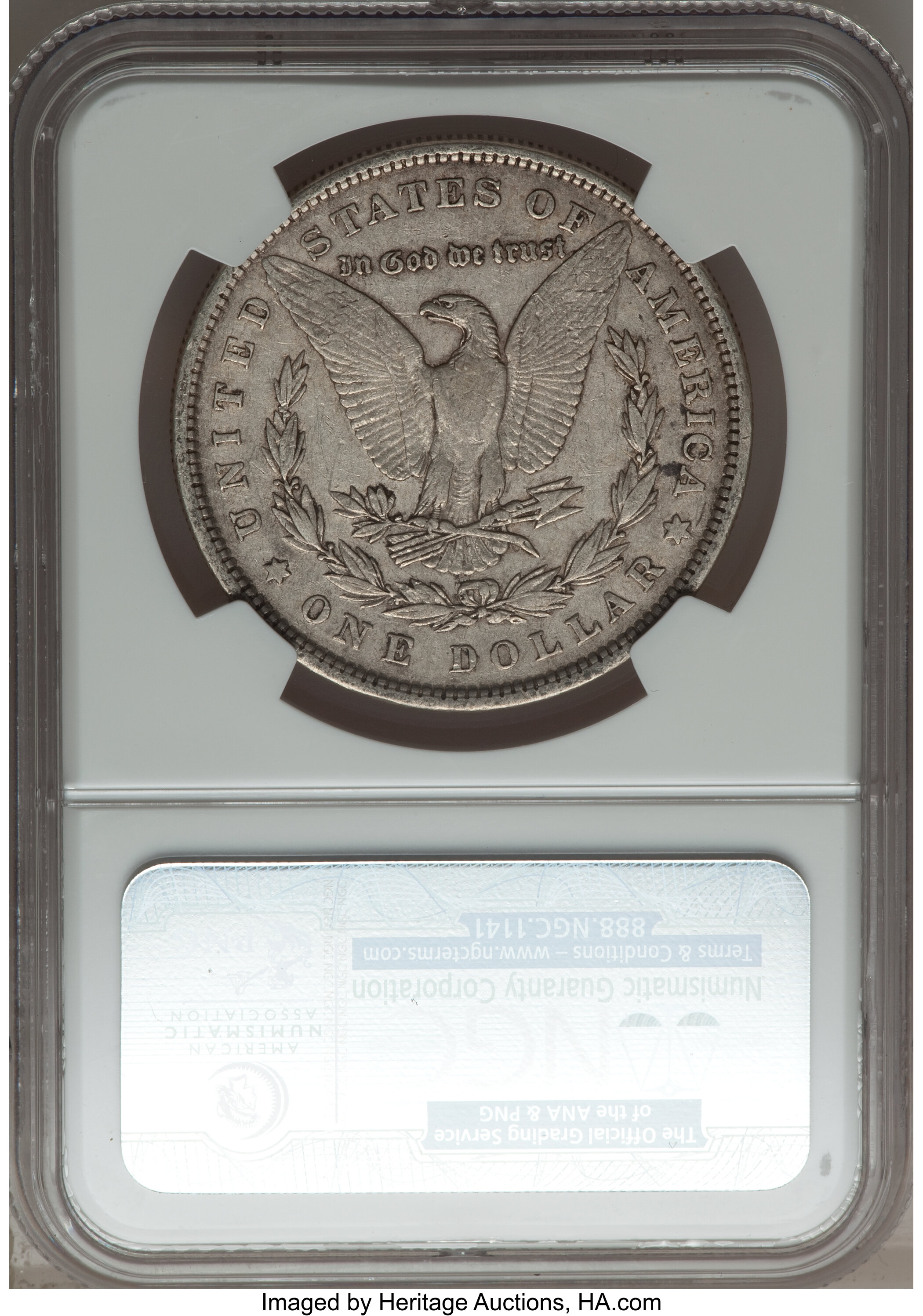 1880/79-O $1 VG10 CAC thumbnail 6