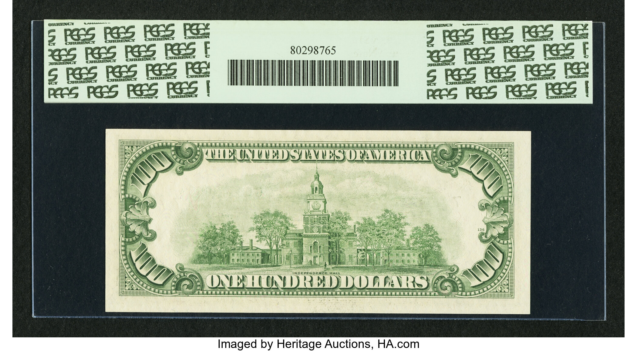 image for: Fr. 2161-G* $100 1950D Federal Reserve Note. PCGS Gem New 66PPQ....