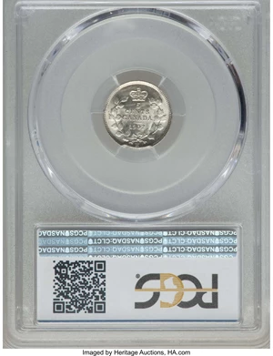 image for: Edward VII 5 Cents 1902-H MS64 PCGS
