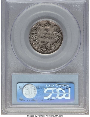 image for: Edward VII 25 Cents 1905 VF20 PCGS