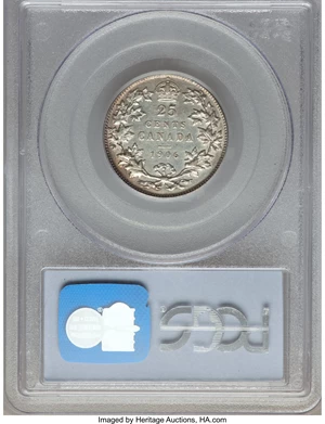 image for: Edward VII 25 Cents 1906 XF45 PCGS