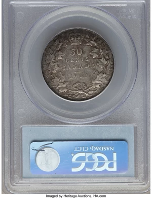 image for: Edward VII 50 Cents 1902 XF40 PCGS