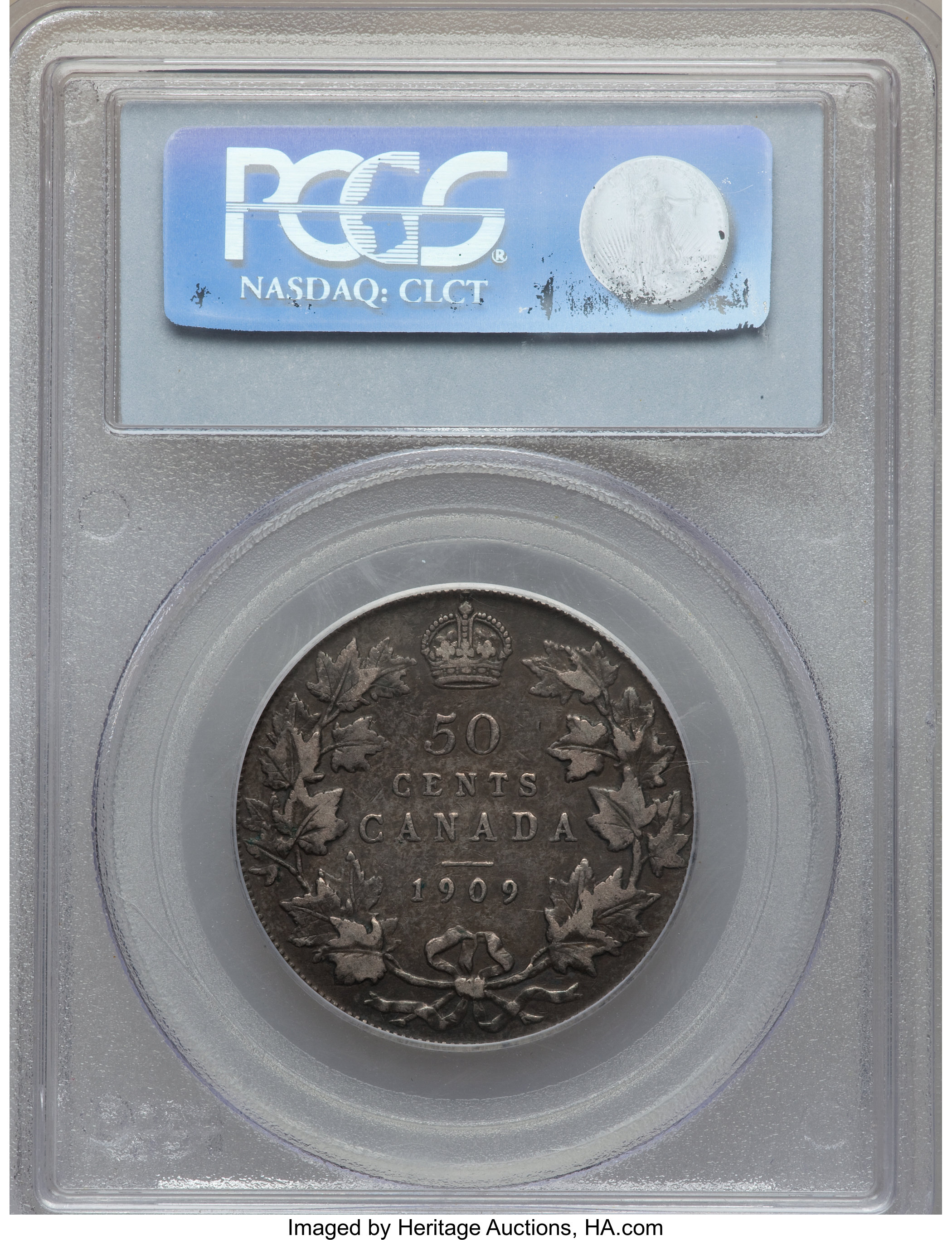 image for: Edward VII 50 Cents 1909 VF35 PCGS