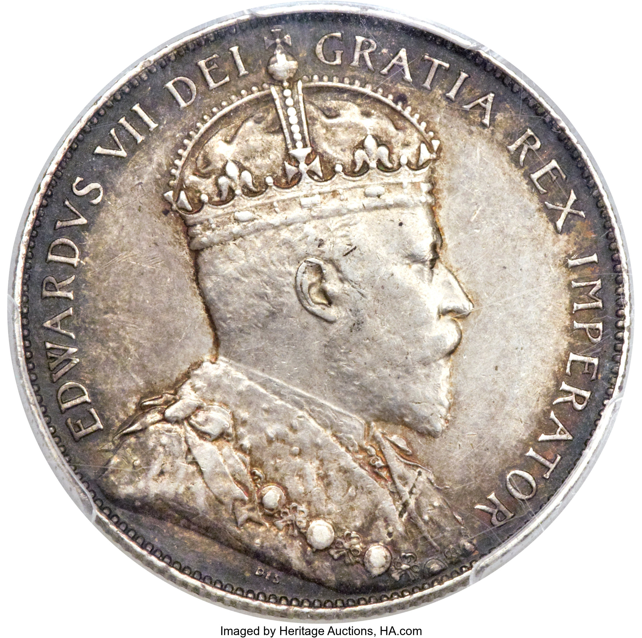 image for: Edward VII 50 Cents 1905 AU50 PCGS