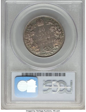 image for: Edward VII 50 Cents 1902 AU50 PCGS
