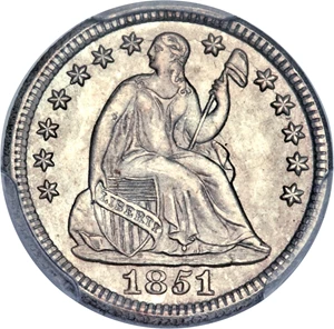 image for: 1851 H10C MS67 PCGS....