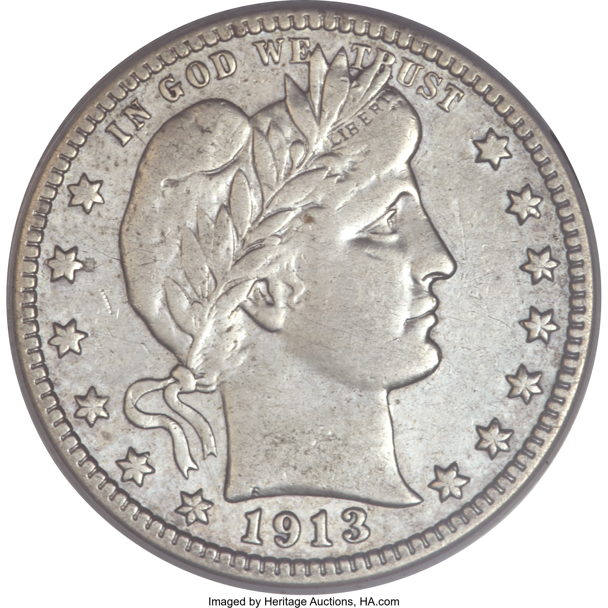 1913-S 25C -- Cleaned -- ANACS. VF25 Details. ...
