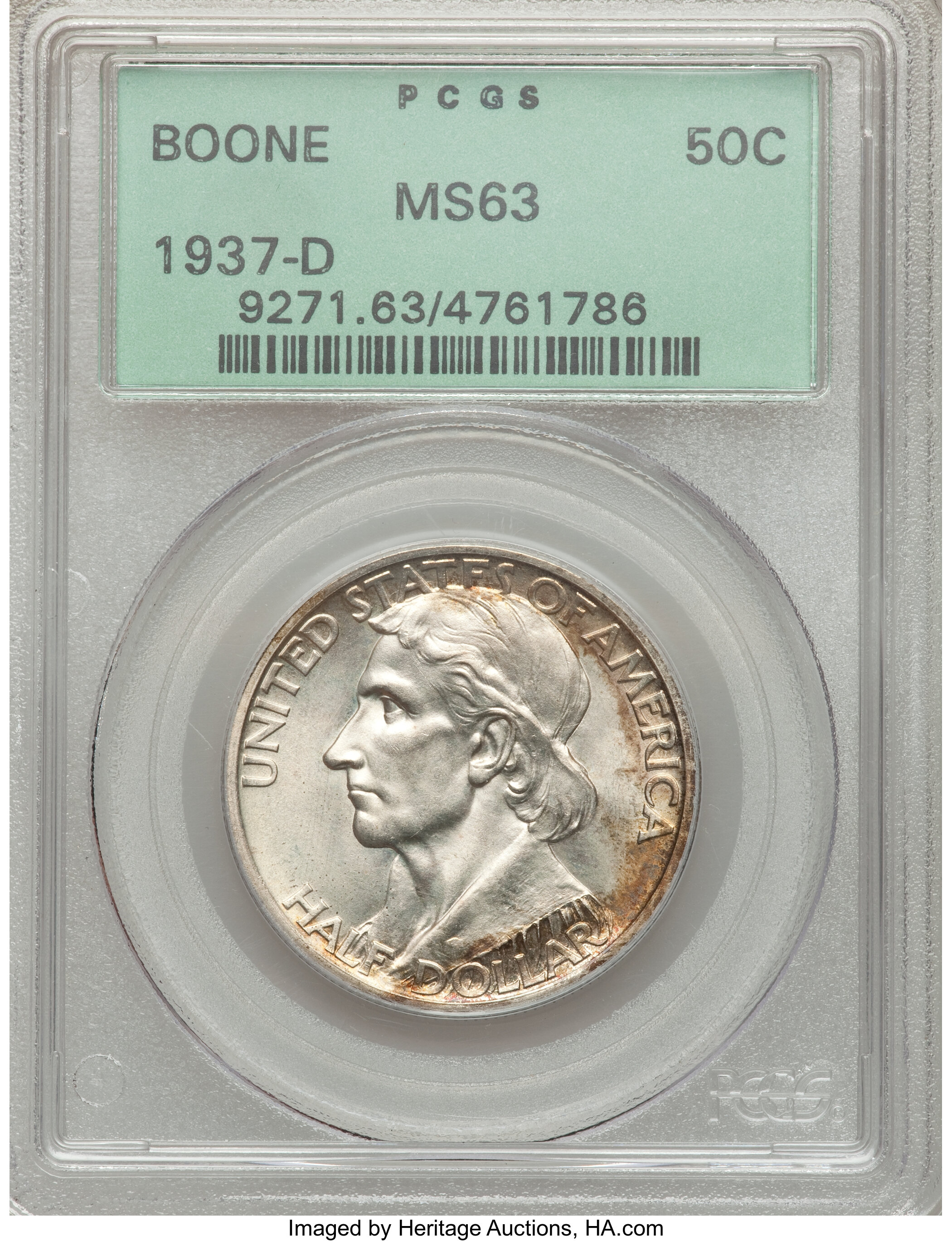 1937-D 50c Boone AU58 thumbnail 12