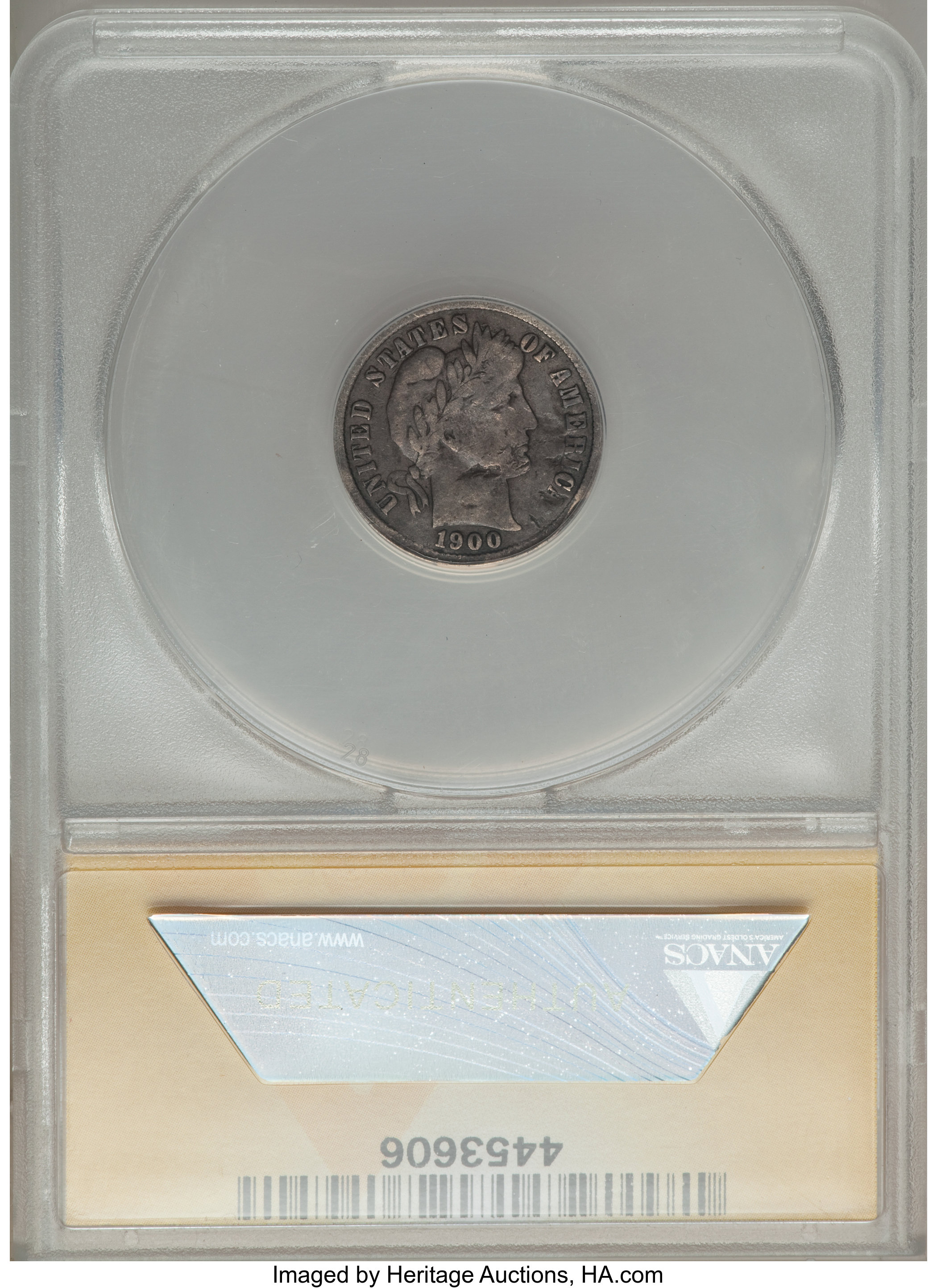 1900-S 10c VG10 thumbnail 2