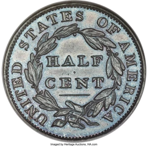 image for: 1833 1/2 C PR65 Brown NGC. C-1, B-1, R.5 as a proof. ...
