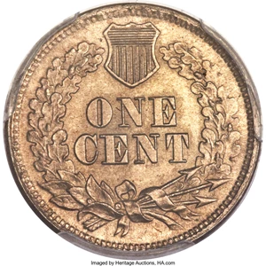 image for: 1860 1C Pointed Bust MS67 PCGS....