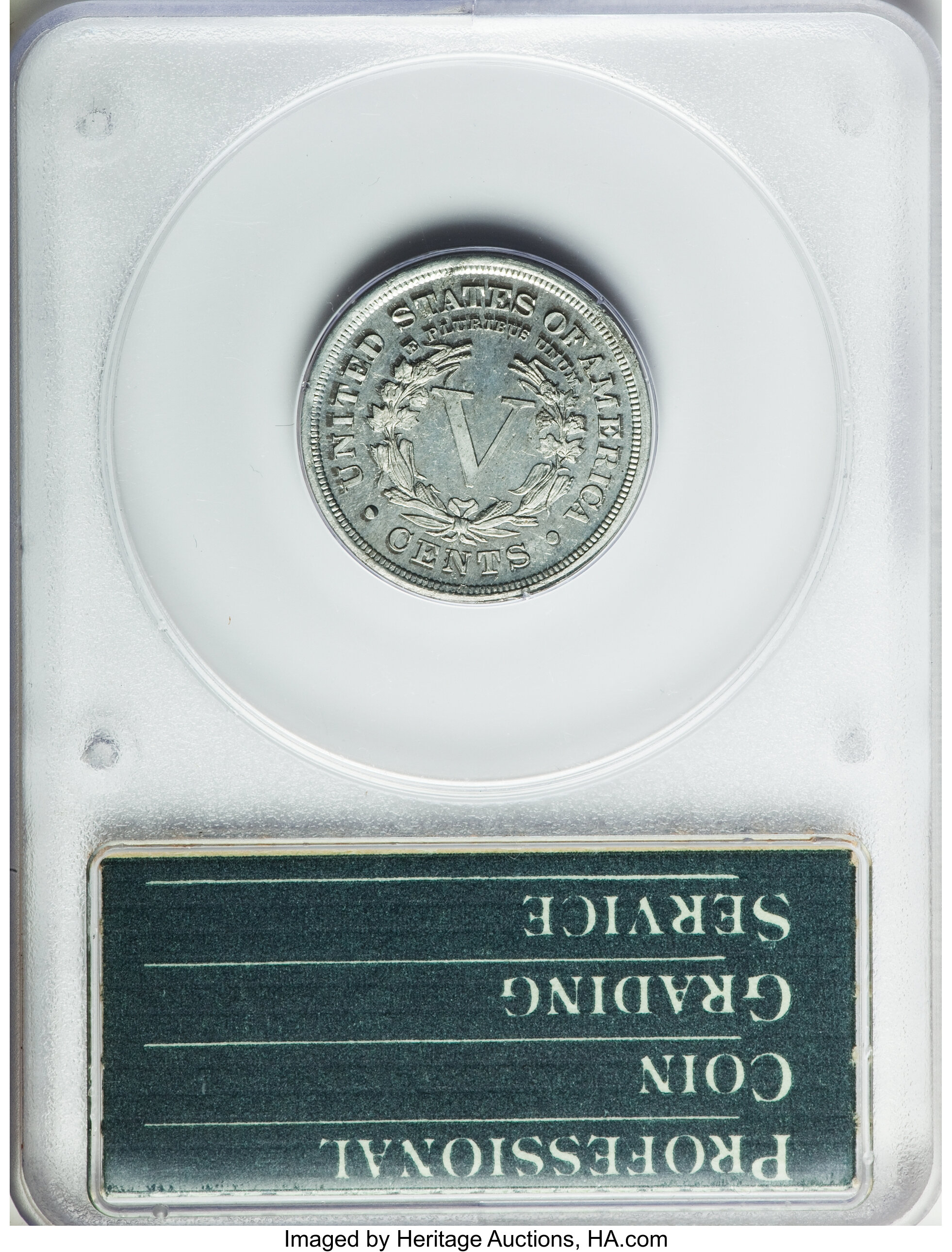 image for: 1883 5C Liberty Nickel, With Cents, Judd-1720, Pollock-1927, High R.7, PR63 PCGS....